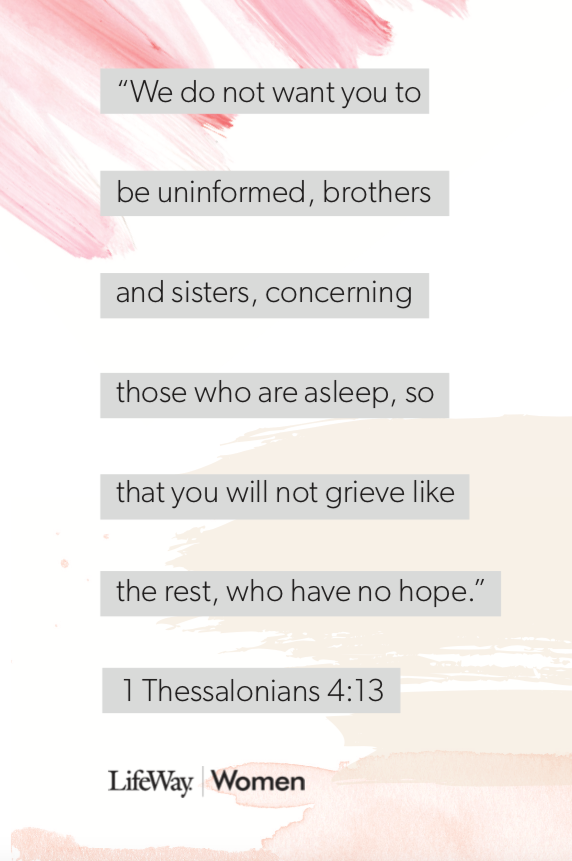 1 Thessalonians 4:13 Lifeway Women Scripture Card